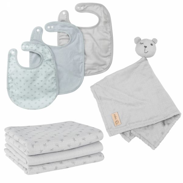 Coffret cadeau bébé Lil Planet gris argenté