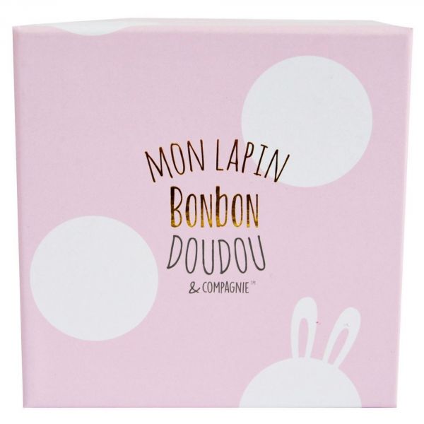 Lapin Bonbon Chaussons 0-6 mois rose