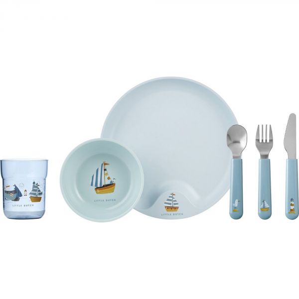 Coffret repas enfant Mio 6 pièces - Sailors Bay