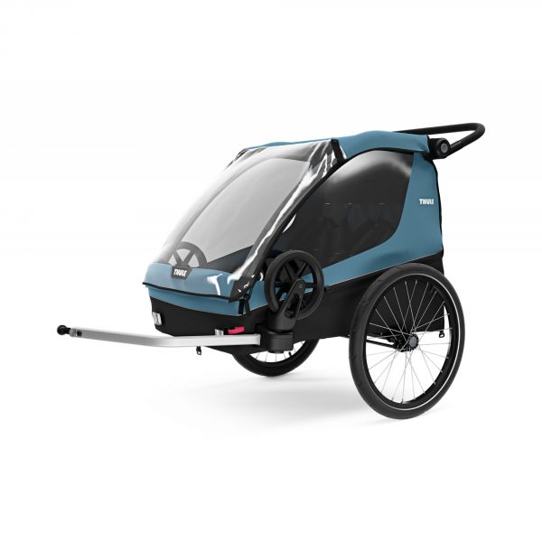 Remorque pour vélo Courier 2 Aegean blue