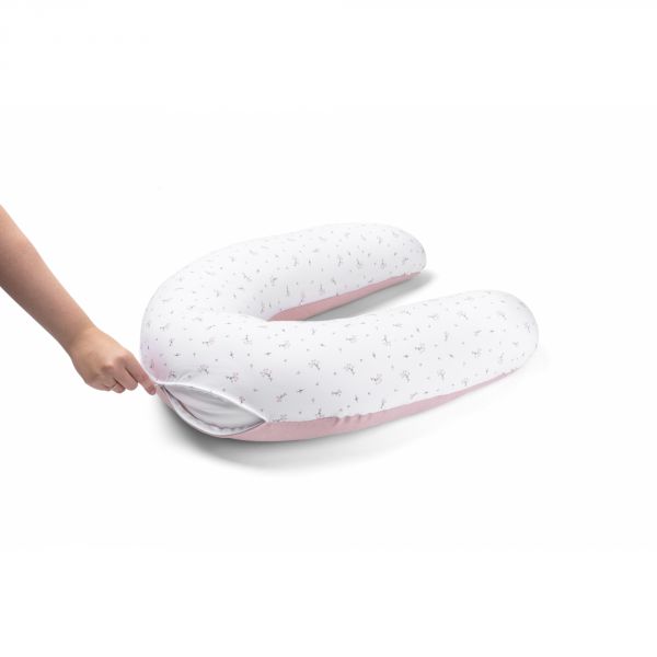 Coussin d'allaitement Doomoo Flower Pink