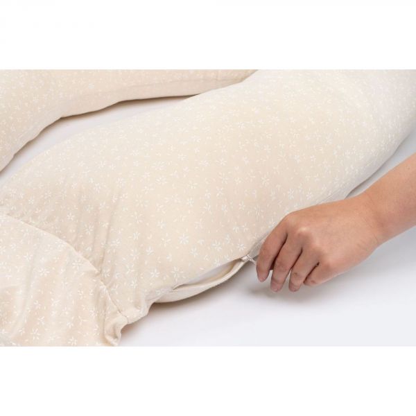 Coussin d'allaitement Maxxy Mini Flowers Sand