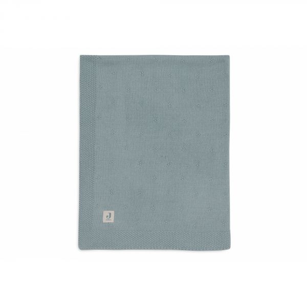 Couverture berceau 75x100 cm Cosy Knit Sea Green