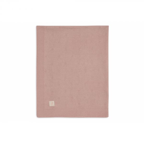 Couverture berceau 75x100 cm Cosy Knit Wild Rose