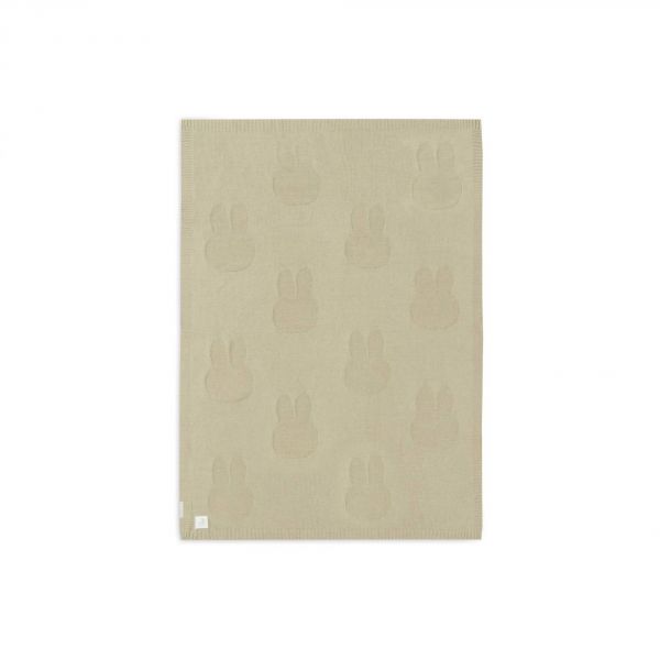 Couverture Berceau 75 x 100 cm Pointelle Olive Miffy