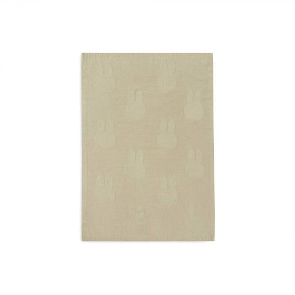 Couverture Berceau 75 x 100 cm Pointelle Olive Miffy