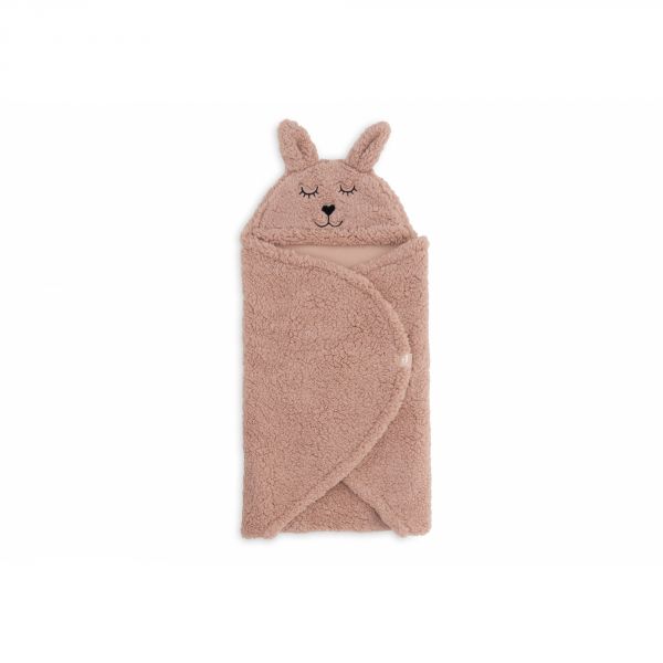 Couverture portefeuille câline Bunny Wild Rose