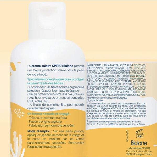 Crème solaire enfant 100 ml