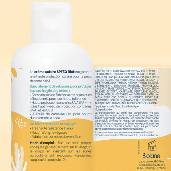 Crème solaire enfant 200 ml