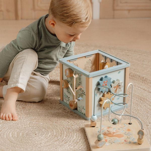 Cube d'activités en bois FSC - Forest Friends