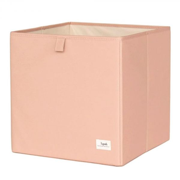 Cube de rangement uni Argile 33 x 33 cm