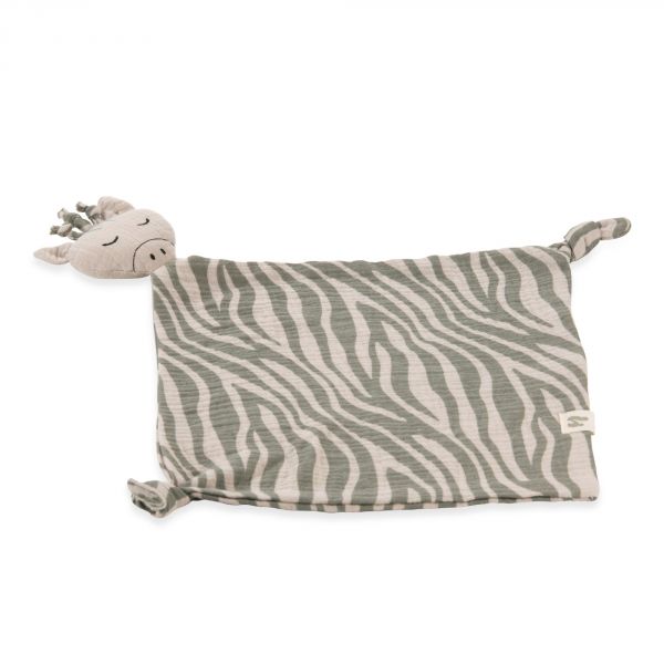 Doudou Cuddle N Play Zebra Sage