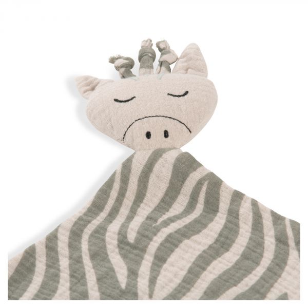 Doudou Cuddle N Play Zebra Sage