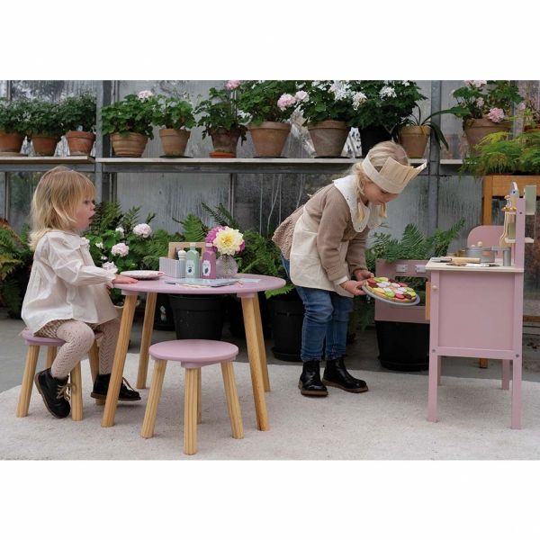 Cuisine enfant bois Rose