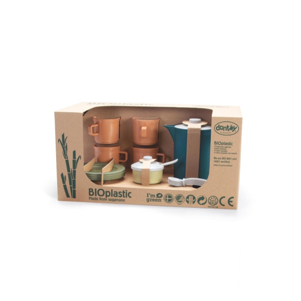 Coffret service à café en bioplastique