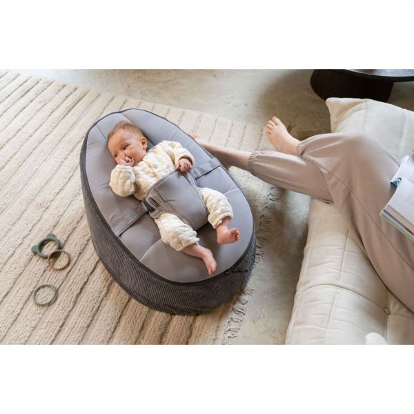 Transat bébé Doomoo Seat'n Grow Grey