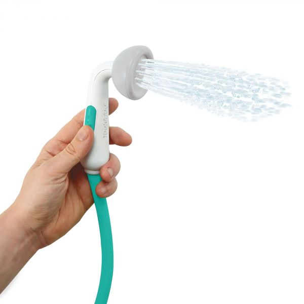 Douchette de bain éléphant Gris et vert forêt