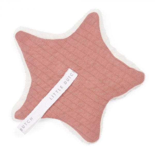 Doudou attache-sucette - Pure Pink Blush