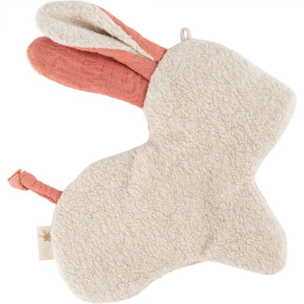 Doudou en mousseline tissu craquant lapin - Tiny Tissues