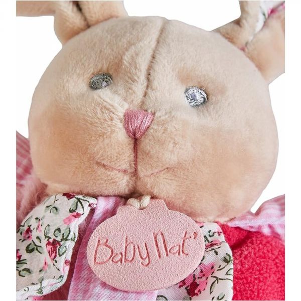 Doudou lapin POUPI rose