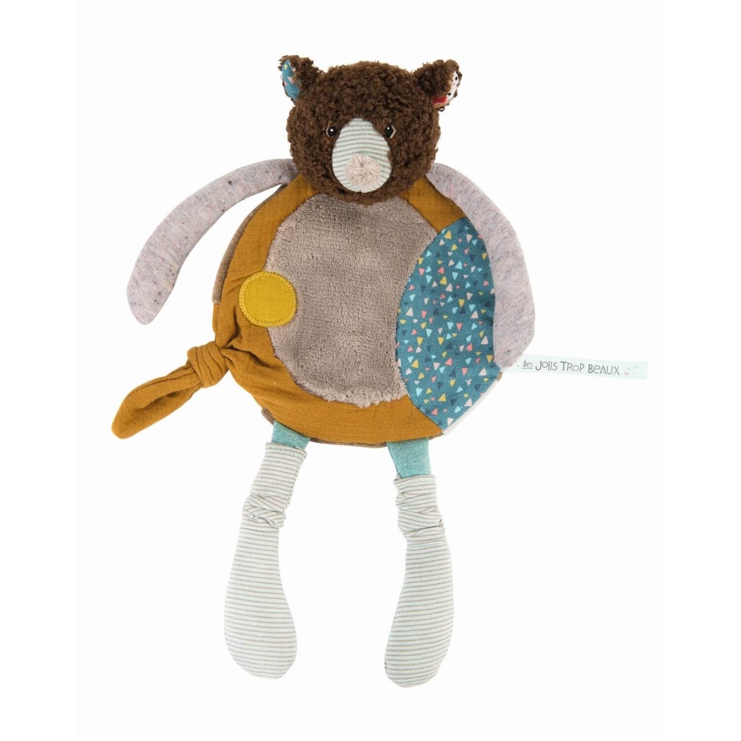 Moulin Roty Doudou Ours Brun Les Jolis Trop Beaux Made In Bebe