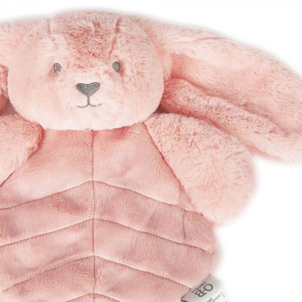 Doudou peluche lapin 30 cm - Rose