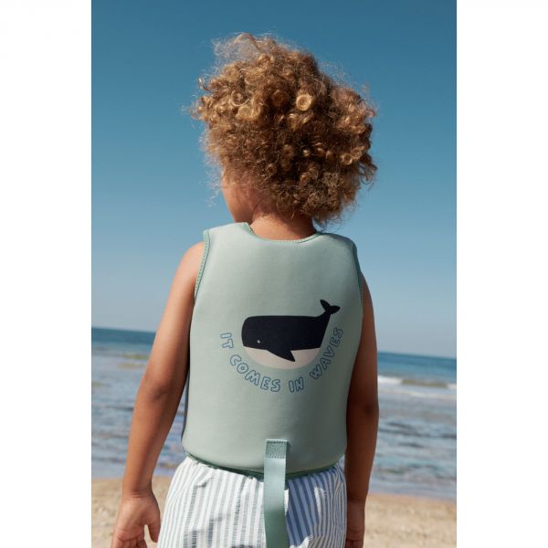 Gilet de natation Dove It comes in waves Peppermint 2-3 ans