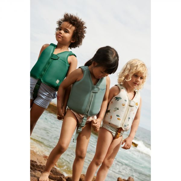 Gilet de natation Dove It comes in waves Peppermint 2-3 ans