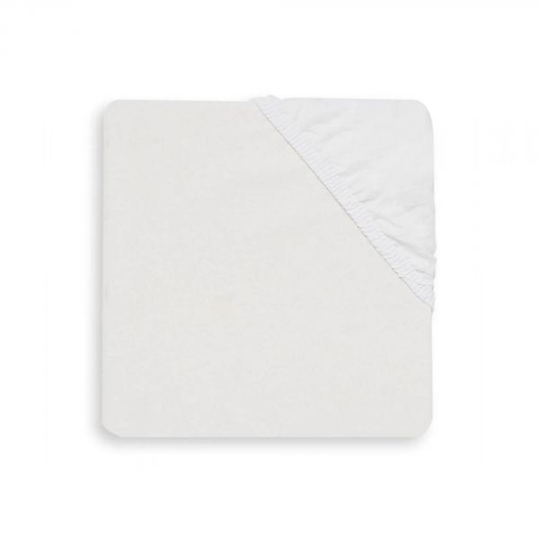 Drap housse en coton 60 x 120 cm White