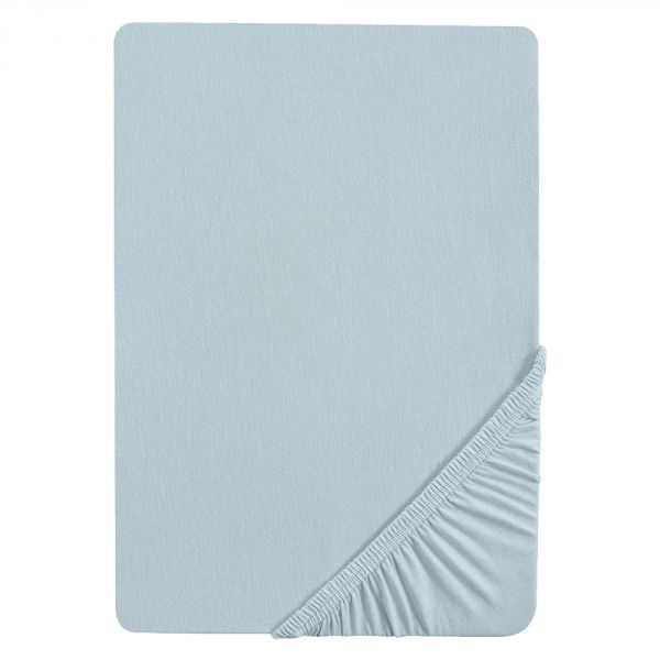 Drap-housse en jersey 40x90cm - 45x90cm Lil Planet bleu clair