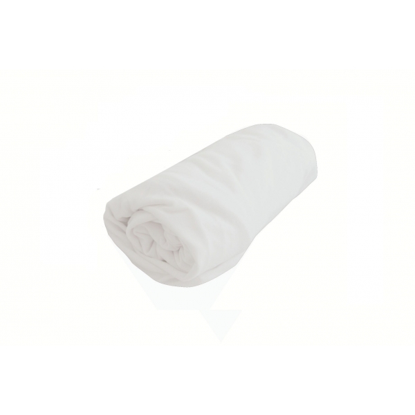 Couverture Couette bébé Domiva doux nid drap-housse imperméable - blanc -  70x140 cm