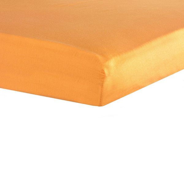 Drap housse orange 40 x 80 cm