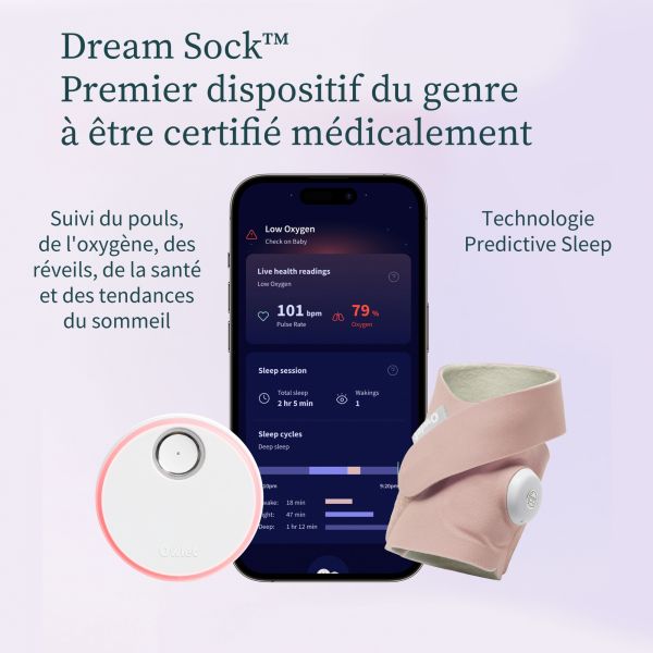 Chaussette connectée Dream Sock Bleu