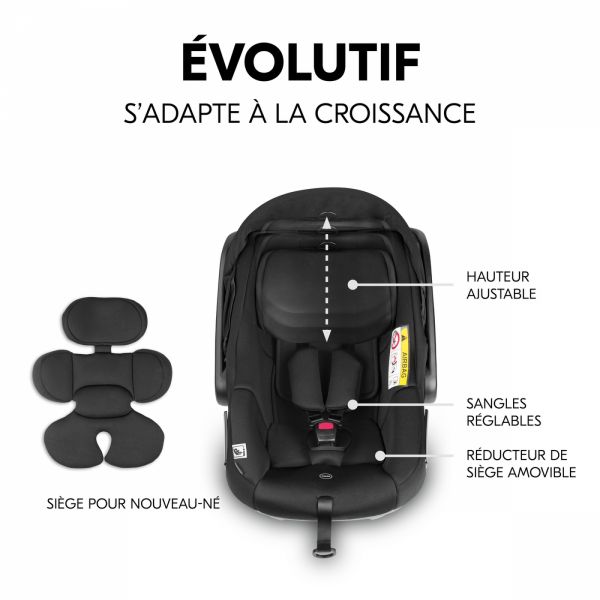 Siège auto bébé Drive N Care Black