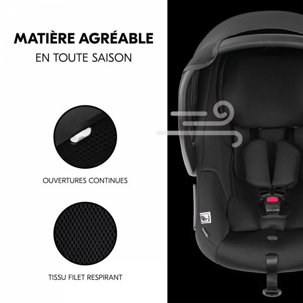 Siège auto bébé Drive N Care Black