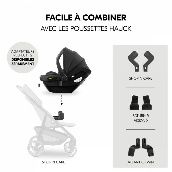 Siège auto bébé Drive N Care Black