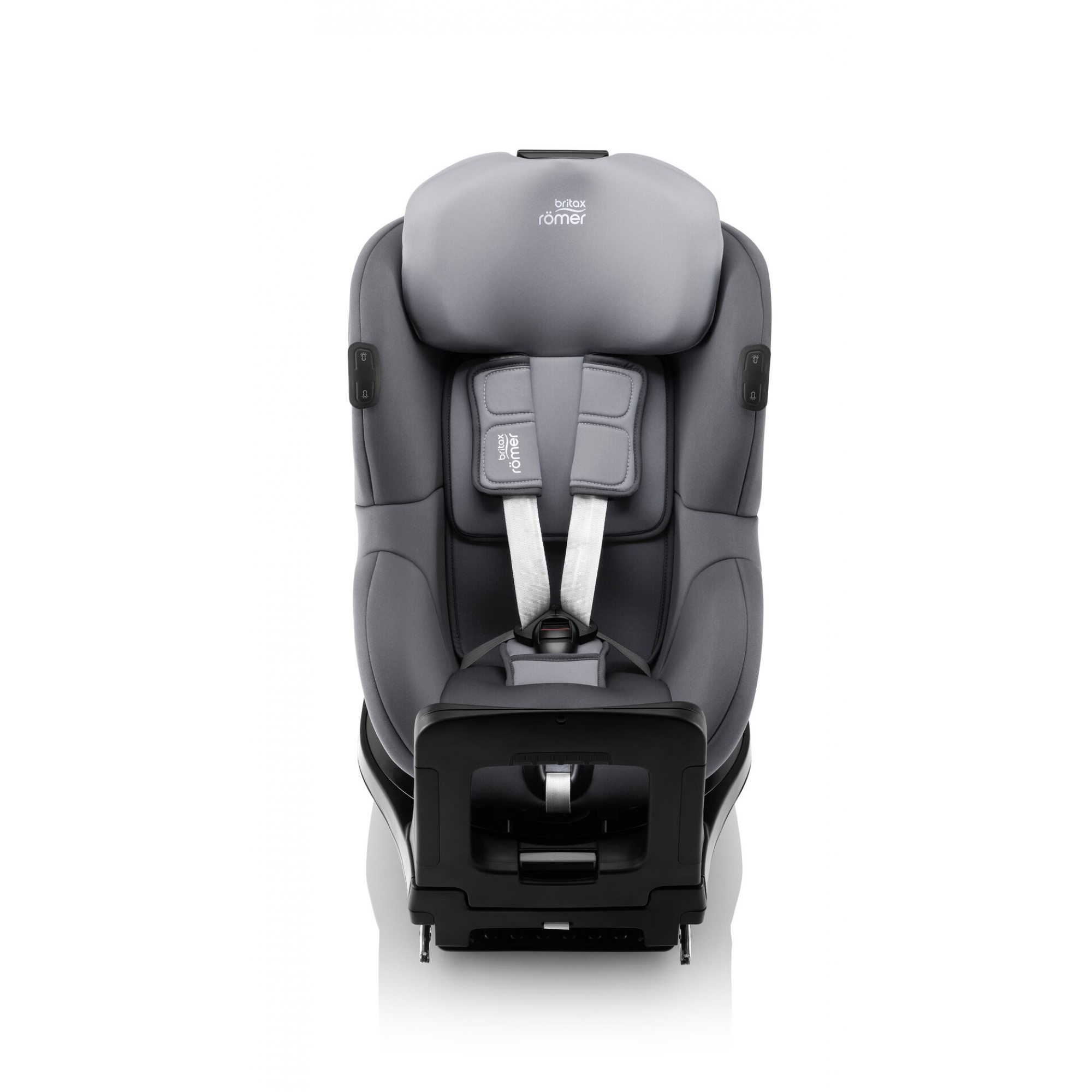 Britax Romer Siege Auto Pivotant Dualfix Isense Avec Base Flex Isense Midnight Grey Made In Bebe