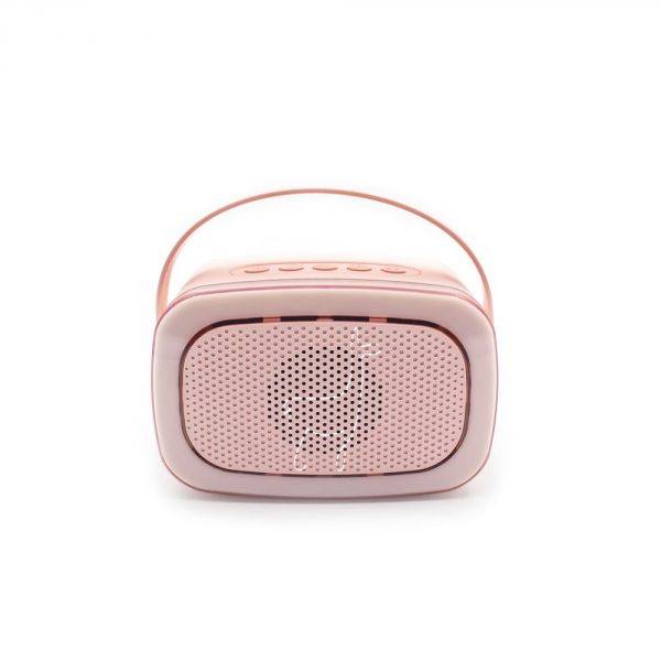 Boîte Karaoke duo enceinte et micro rose