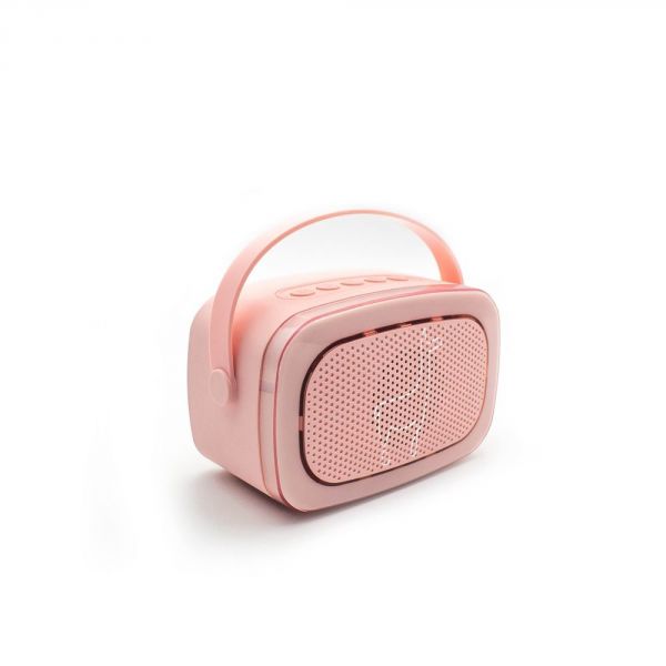 Boîte Karaoke duo enceinte et micro rose