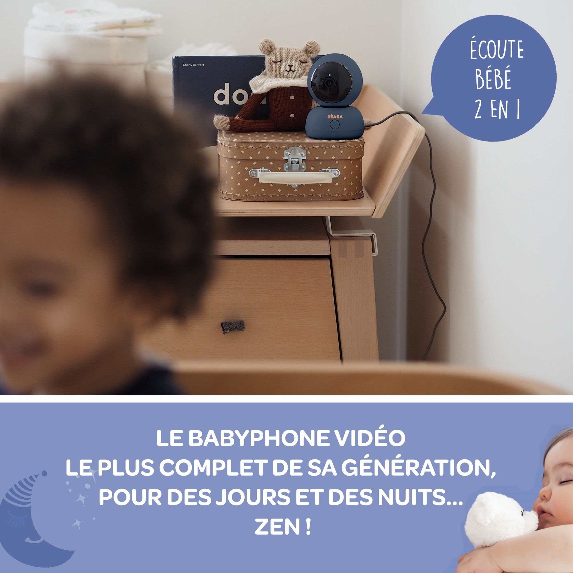 Babyphone vidéo ZEN+ de Béaba