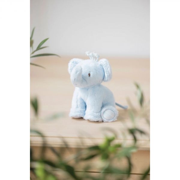 Peluche Ferdinand l'éléphant 12 cm Bleu ciel