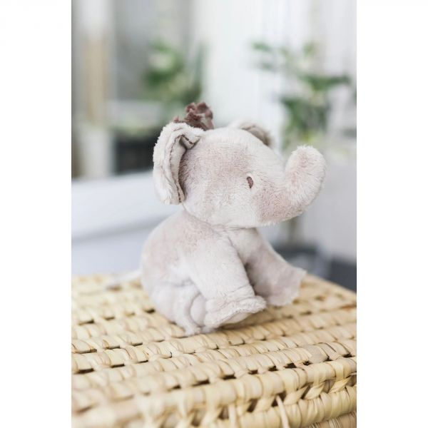 Peluche Ferdinand l'éléphant 12 cm Taupe