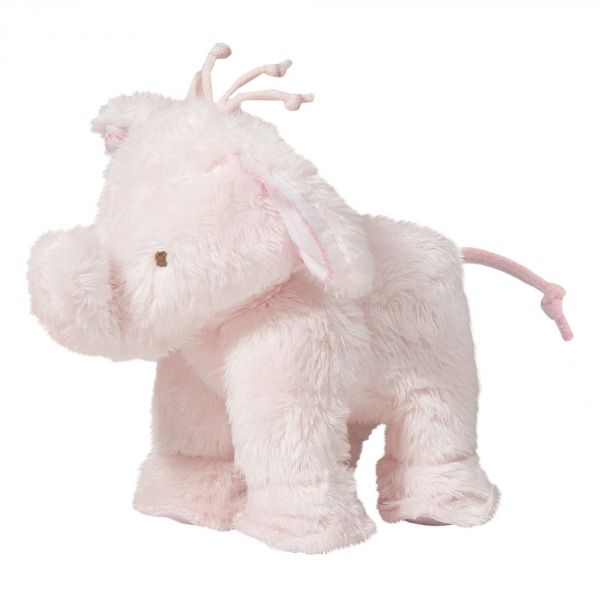 Peluche Ferdinand l'éléphant 12 cm Rose pâle