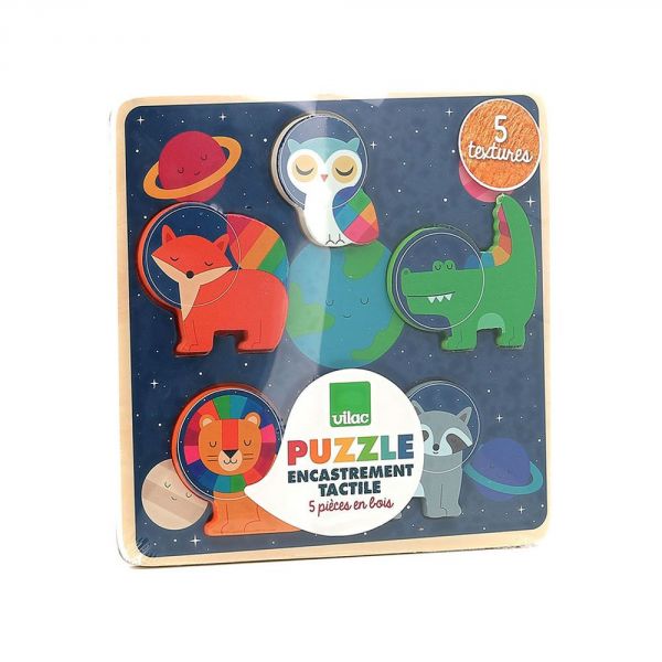 Puzzle encastrement tactile Espace Andy Westface