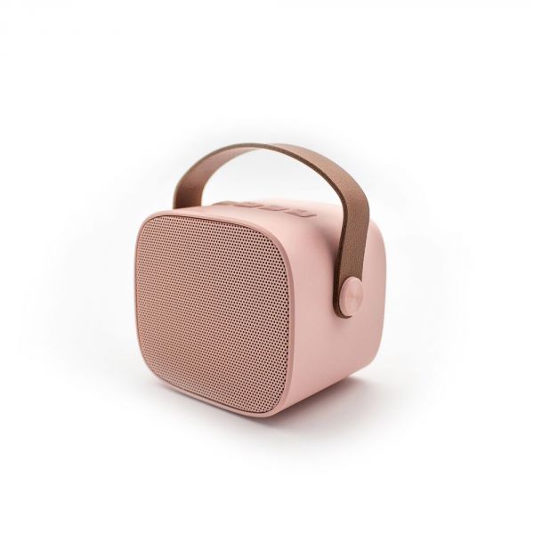 Boîte Karaoke solo enceinte et micro rose