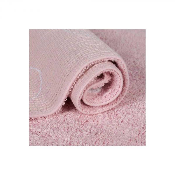 Tapis enfant 120x160 cm Étoilé rose