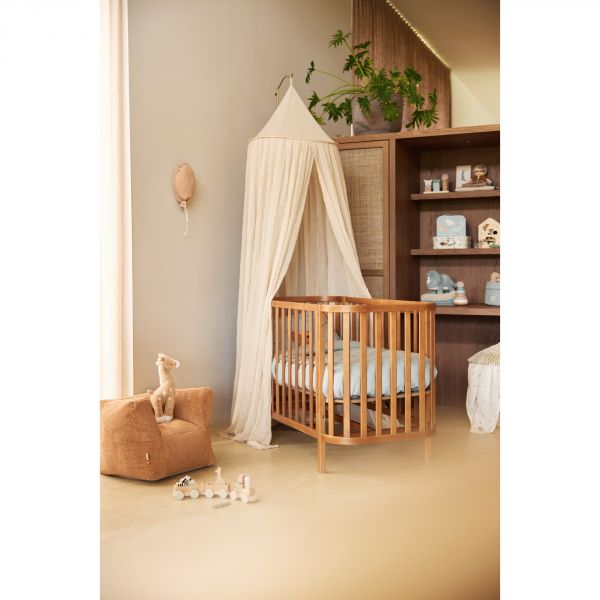 Fauteuil enfant velours côtelé Corduroy Caramel