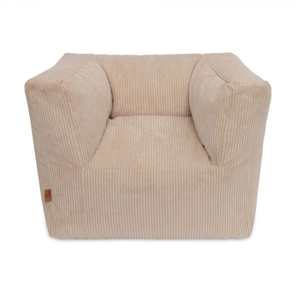 Fauteuil enfant velours côtelé Corduroy Naturel