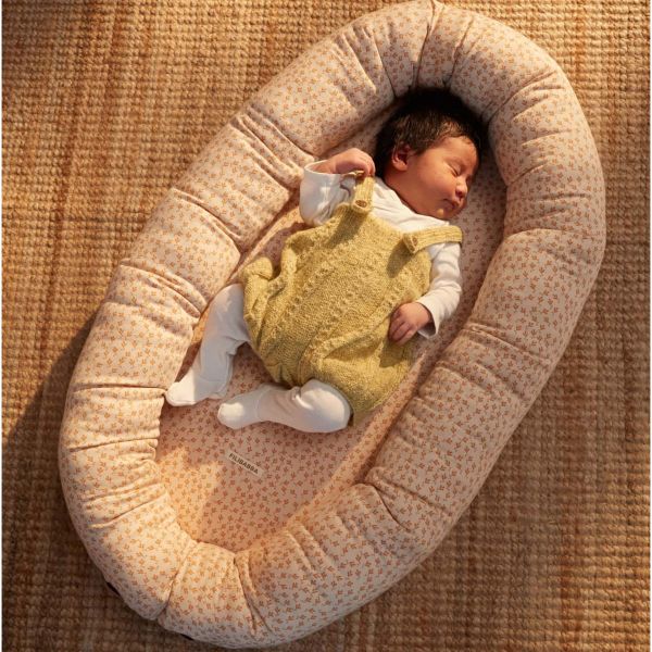 Réducteur de lit Babynest coton biologique Brezzy Harmony Sandy