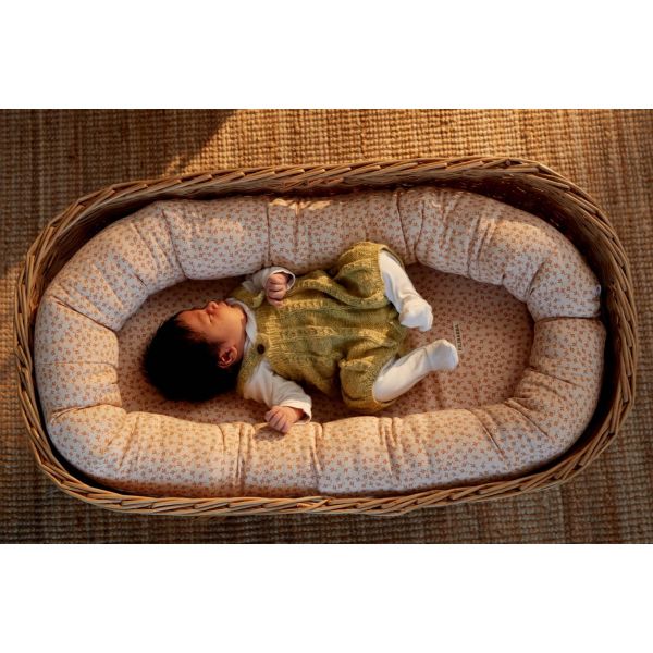 Réducteur de lit Babynest coton biologique Brezzy Harmony Sandy